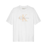 Calvin Klein Kids T-shirt Bianca con CK per Bambini