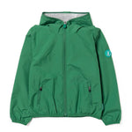 Save The Duck Kids Giubbino Verde con Cappuccio con Patch Logo