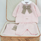 Marlù Complete Pink/Tobacco for Baby Girls