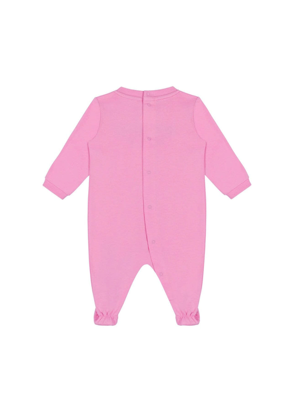 Moschino Kids Tutina Rosa con Stampa Teddy Bear per Neonate (retro)