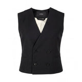 I'M Brian Kids Gilet Doppiopetto Nero per Bambini