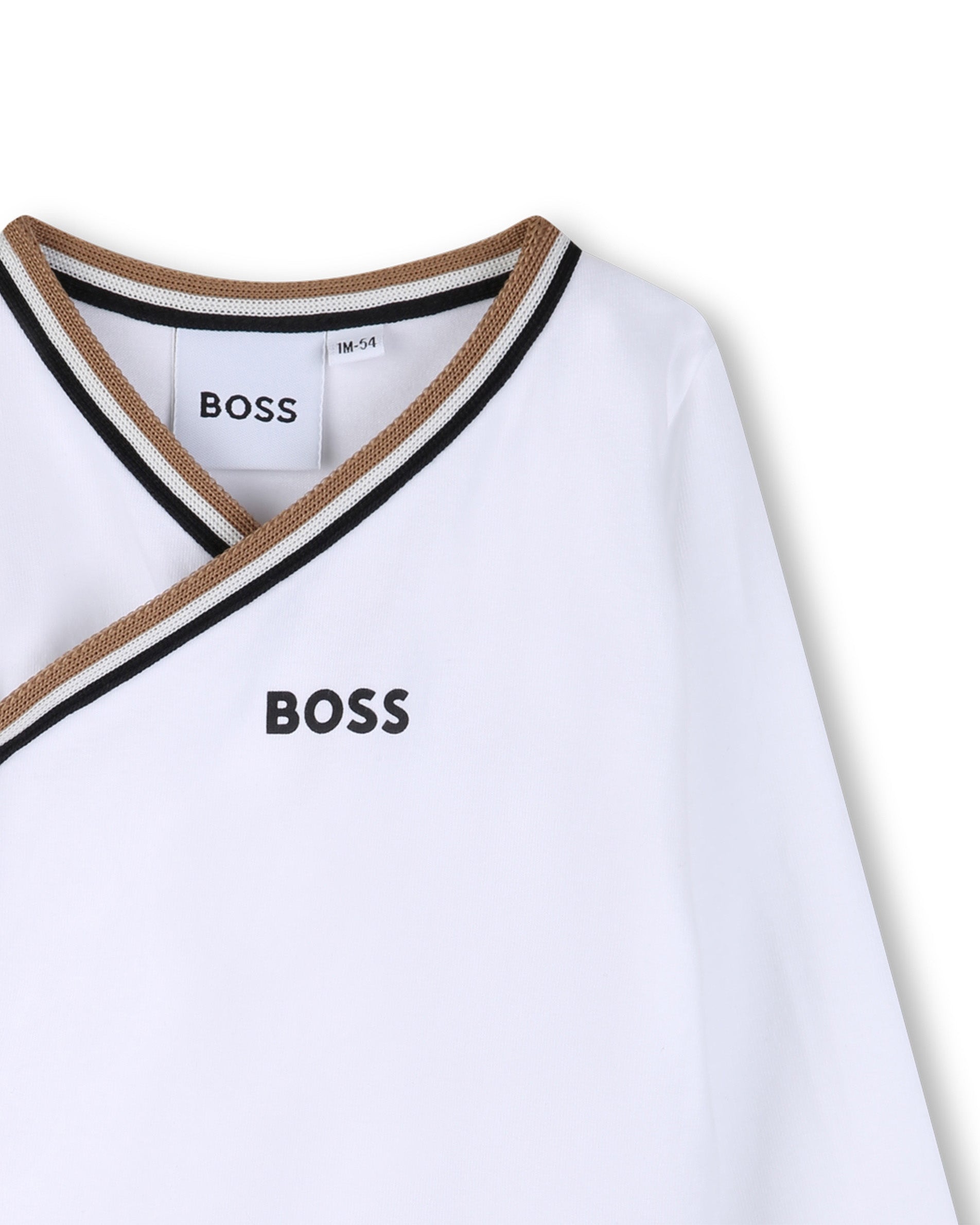 Boss Kids Set Regalo Bianco per Neonati