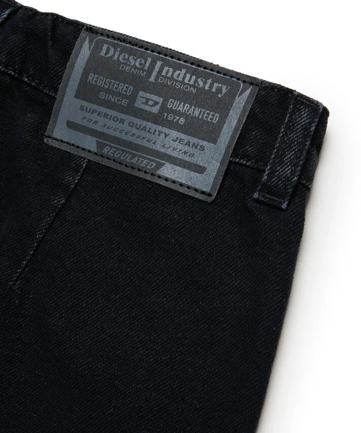 Diesel Kids Gonna in Denim Nero per Bambine