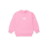 Diesel Kids Felpa Girocollo Rosa Oval D per Neonate