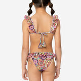 4GIVENESS Costume Bikini Fantasia Tropical Bouquet per Bambine