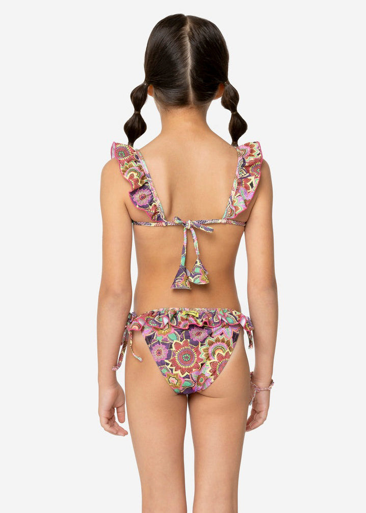 4GIVENESS Costume Bikini Fantasia Tropical Bouquet per Bambine