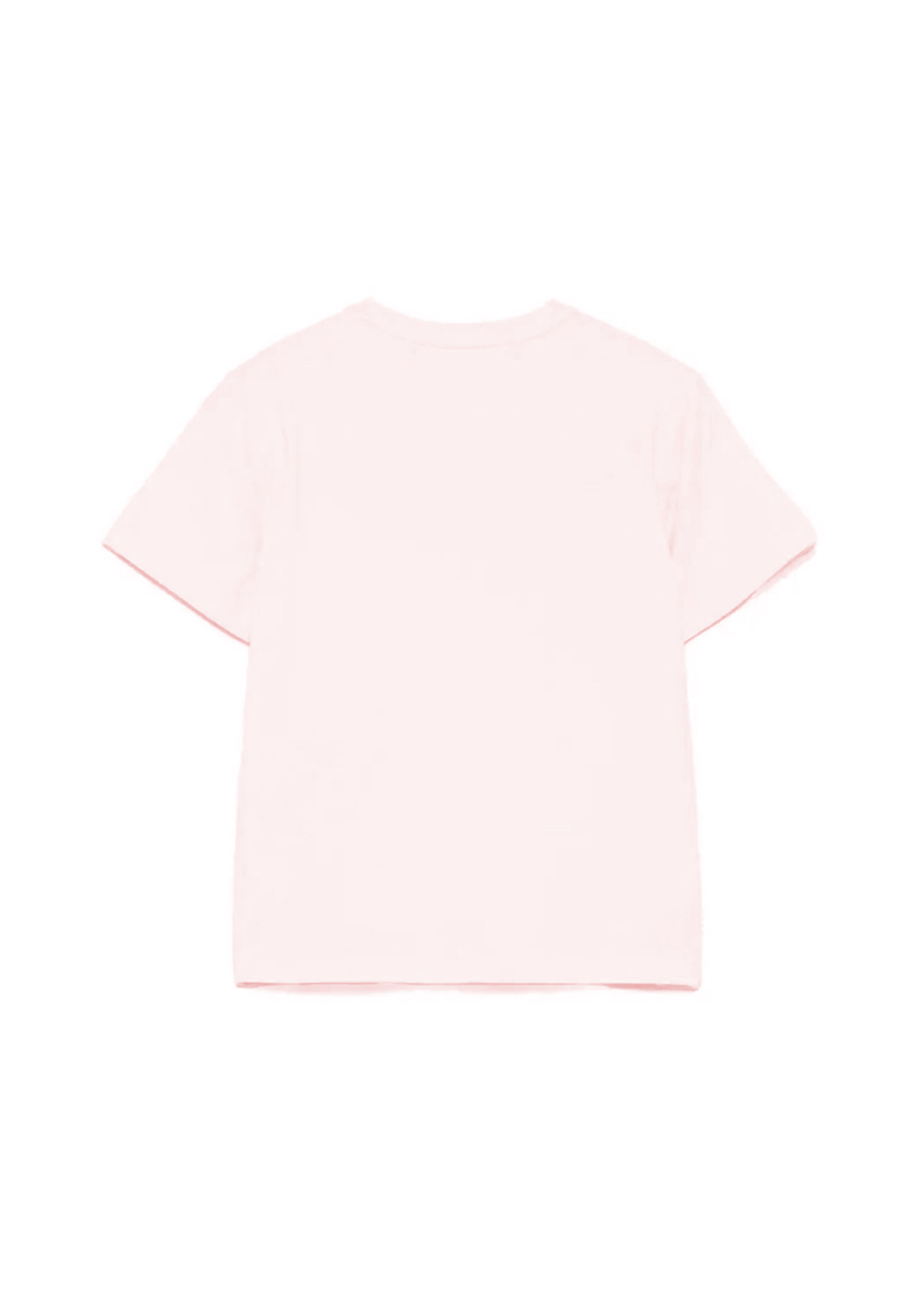 Elisabetta Franchi La Mia Bambina T-shirt con Ricamo Rosa per Bambine