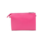 Msgm Kids Borsa Fuxia con Logo Goffrato