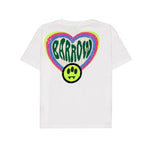 Barrow Kids T-Shirt Bianca con Stampa Retro per Bambine (retro)