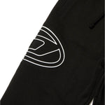 Diesel Kids Pantaloni Jogger Neri con Oval D (dettaglio)