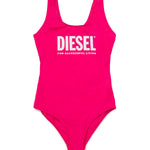 Diesel Kids Costume Monokini Fucsia per Bambine