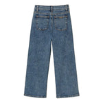 Twinset Kids Pantalone in Denim con Strass per Bambine