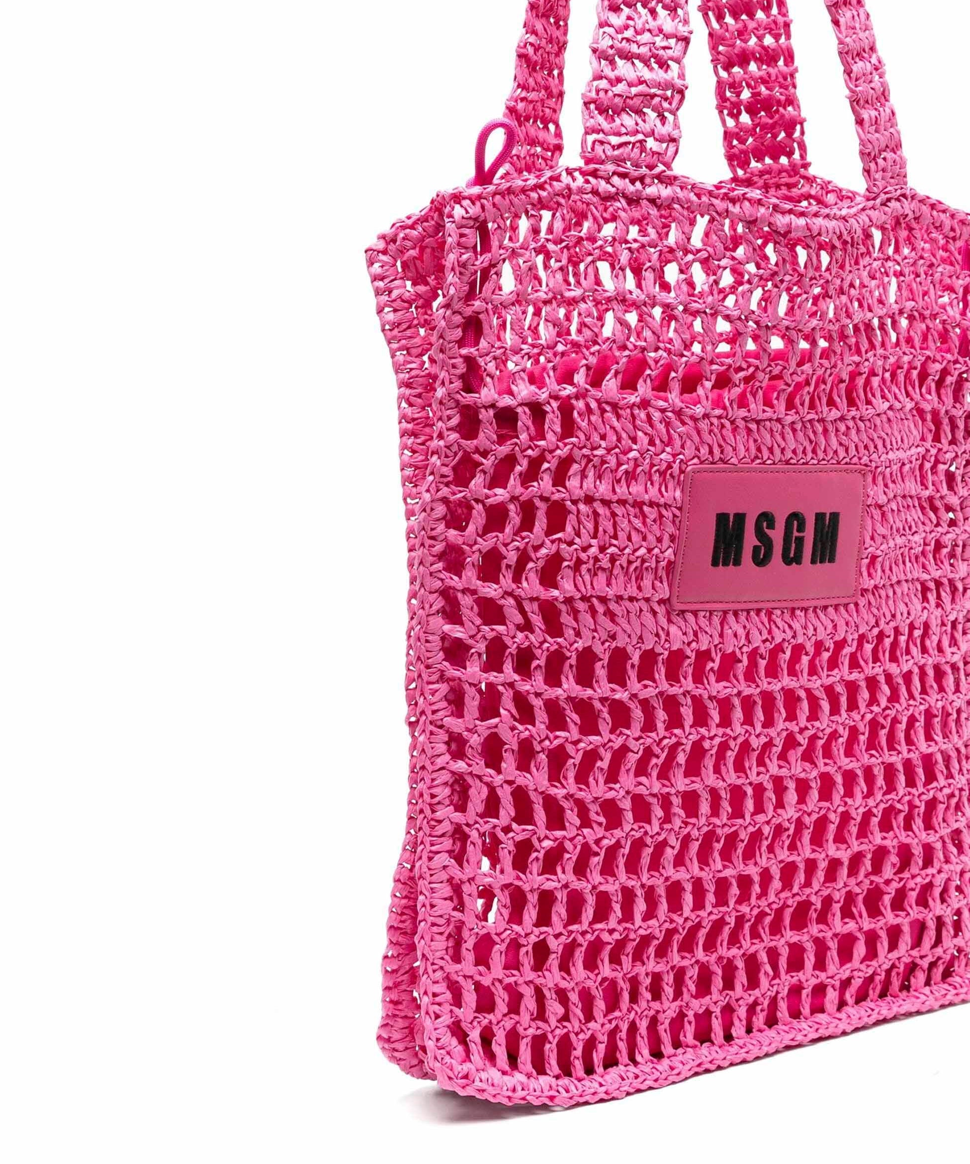 MSGM Kids Borsa a Spalla Fucsia Florence Kids (dettaglio)