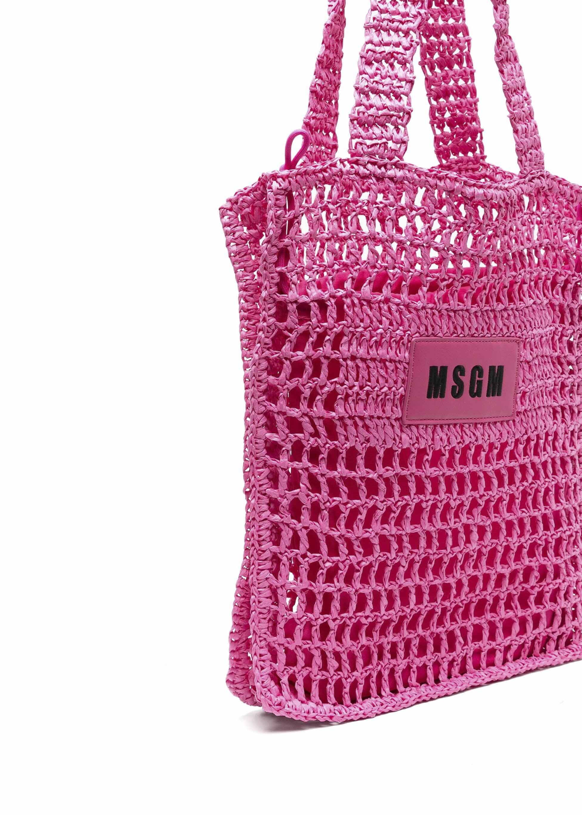 MSGM Kids Borsa a Spalla Fucsia Florence Kids (dettaglio)