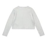 Max & Co Kids T-shirt in Maglia a Costine Silver per Bambine