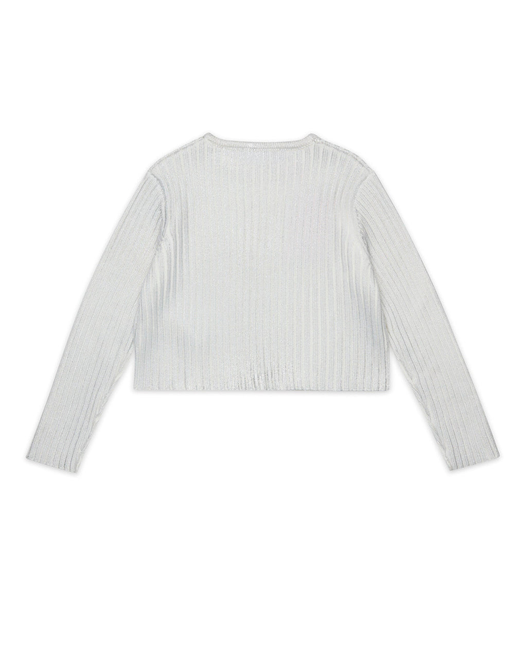 Max & Co Kids T-shirt in Maglia a Costine Silver per Bambine