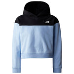The North Face Kids Felpa Nera/Celeste con Logo per Bambini