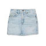 Diesel Kids Denim Skirt with Rhinestone Application for Girls