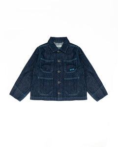 Msgm Kids Giacca in Denim Lavaggio 0 per Bambini