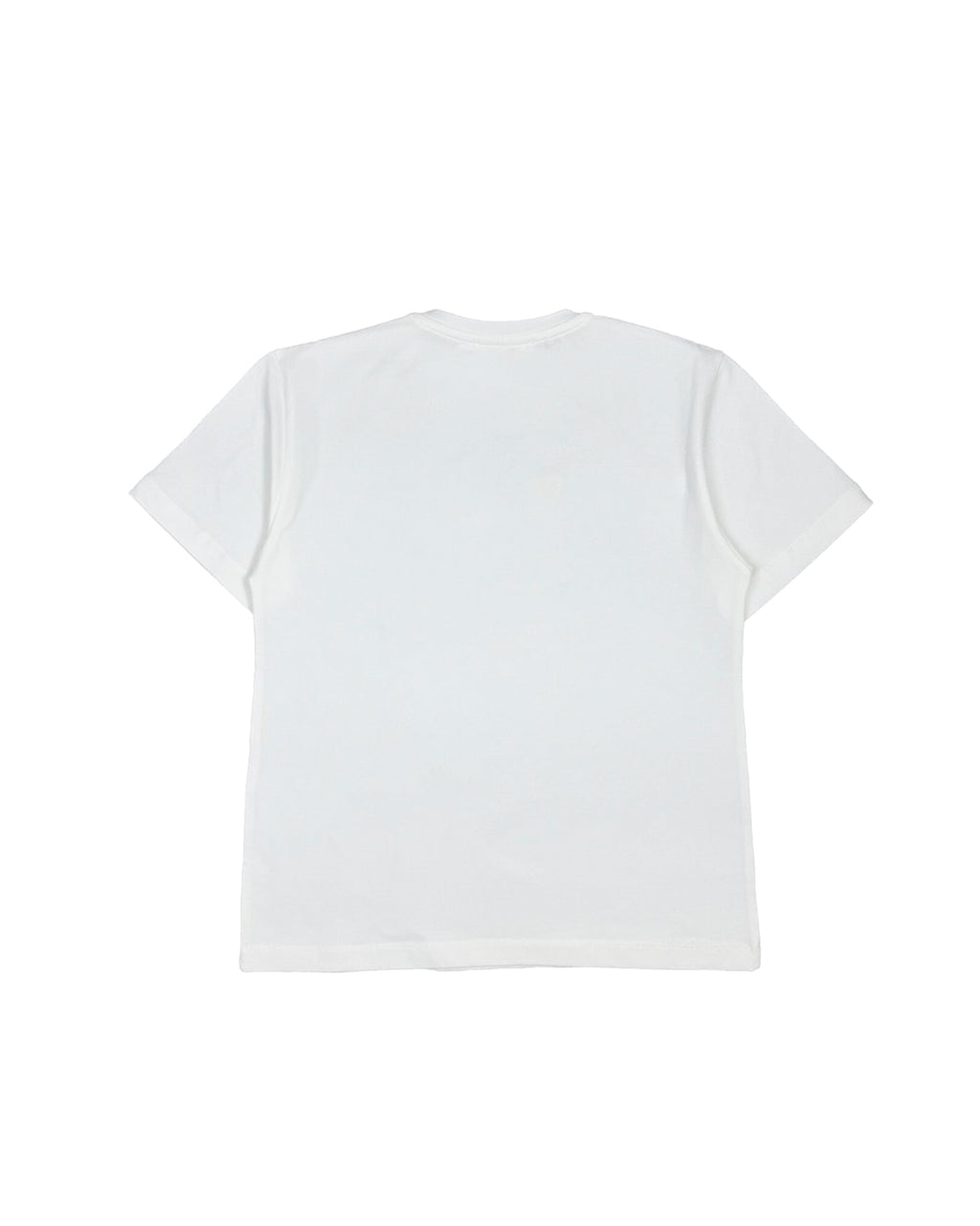 Elisabetta Franchi La Mia Bambina T-shirt Avorio con Logo per Bambine