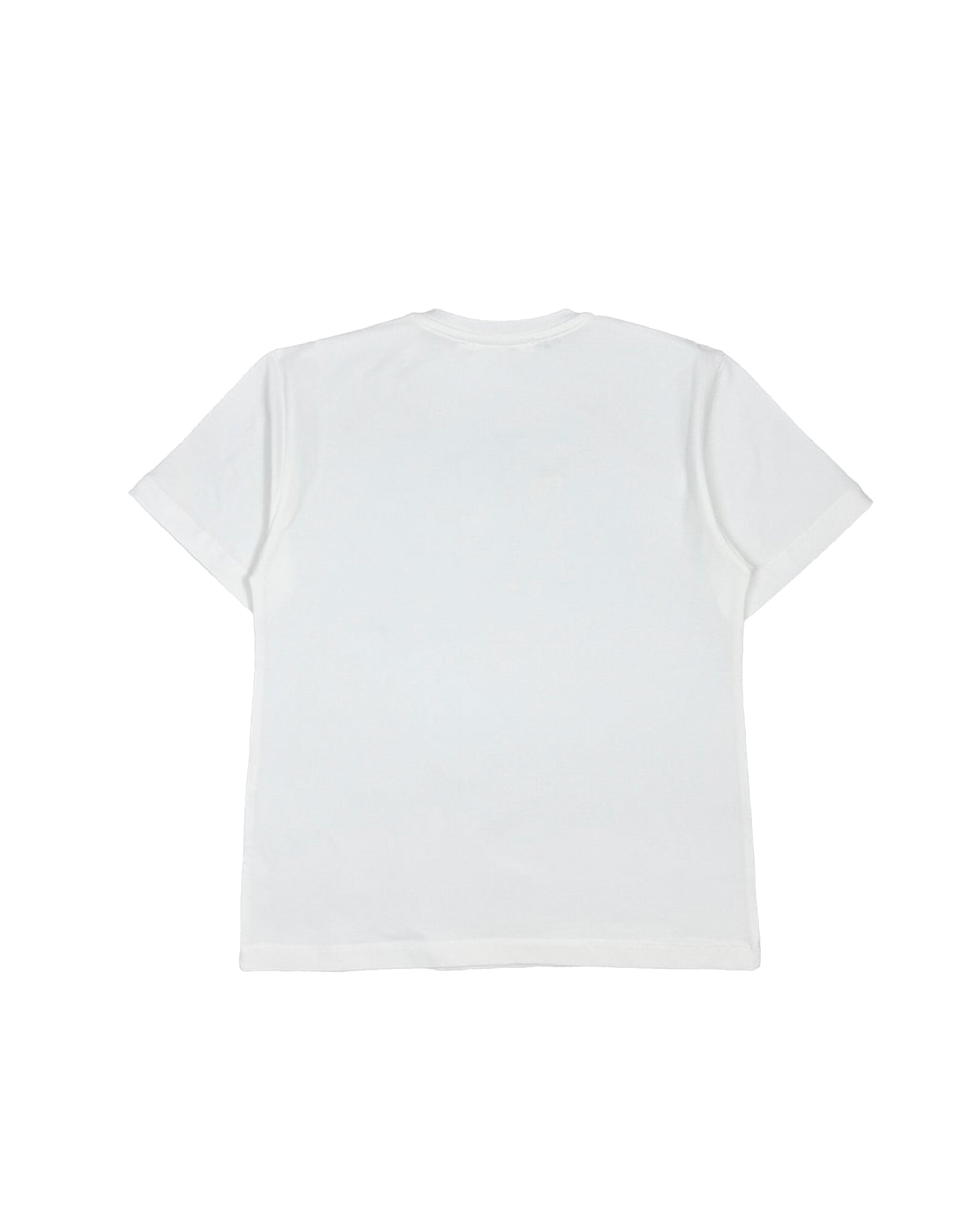 Elisabetta Franchi La Mia Bambina T-shirt Avorio con Logo per Bambine