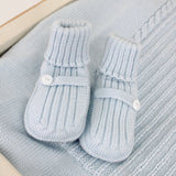 Le Coconne Scarpine Azzurro per Neonati