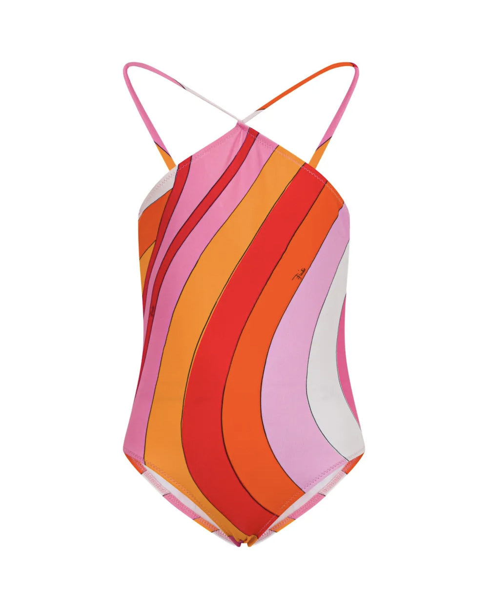 Emilio Pucci Kids Costume Fantasia Fragola e Arancio per Bambine