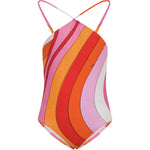 Emilio Pucci Kids Costume Fantasia Fragola e Arancio per Bambine