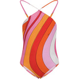 Emilio Pucci Kids Costume Fantasia Fragola e Arancio per Bambine