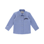 Iceberg Kids Camicia Cielo con Logo per Neonati