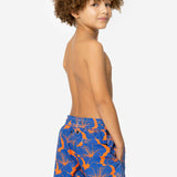 4GIVENESS Costume Boxer Fantasia Blu/Arancione per Bambini