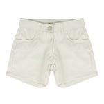 Vicolo Kids Short in Denim Bianco per Bambine