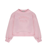 Iceberg Kids Felpa Girocollo Rosa con Logo per Bambine