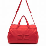 Elisabetta Franchi La Mia Bambina Borsa Mamma Rosso con Logo