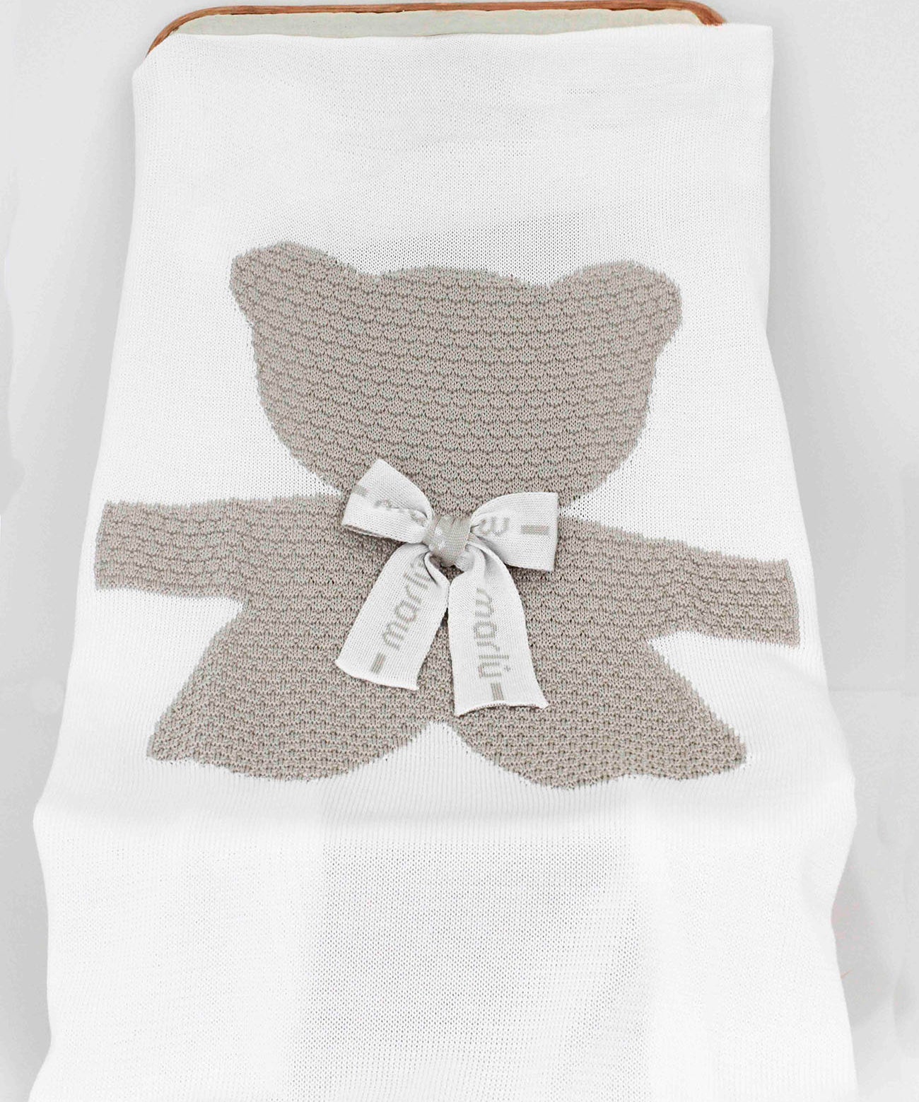 Marlù Coperta Bianco Noce per Neonati