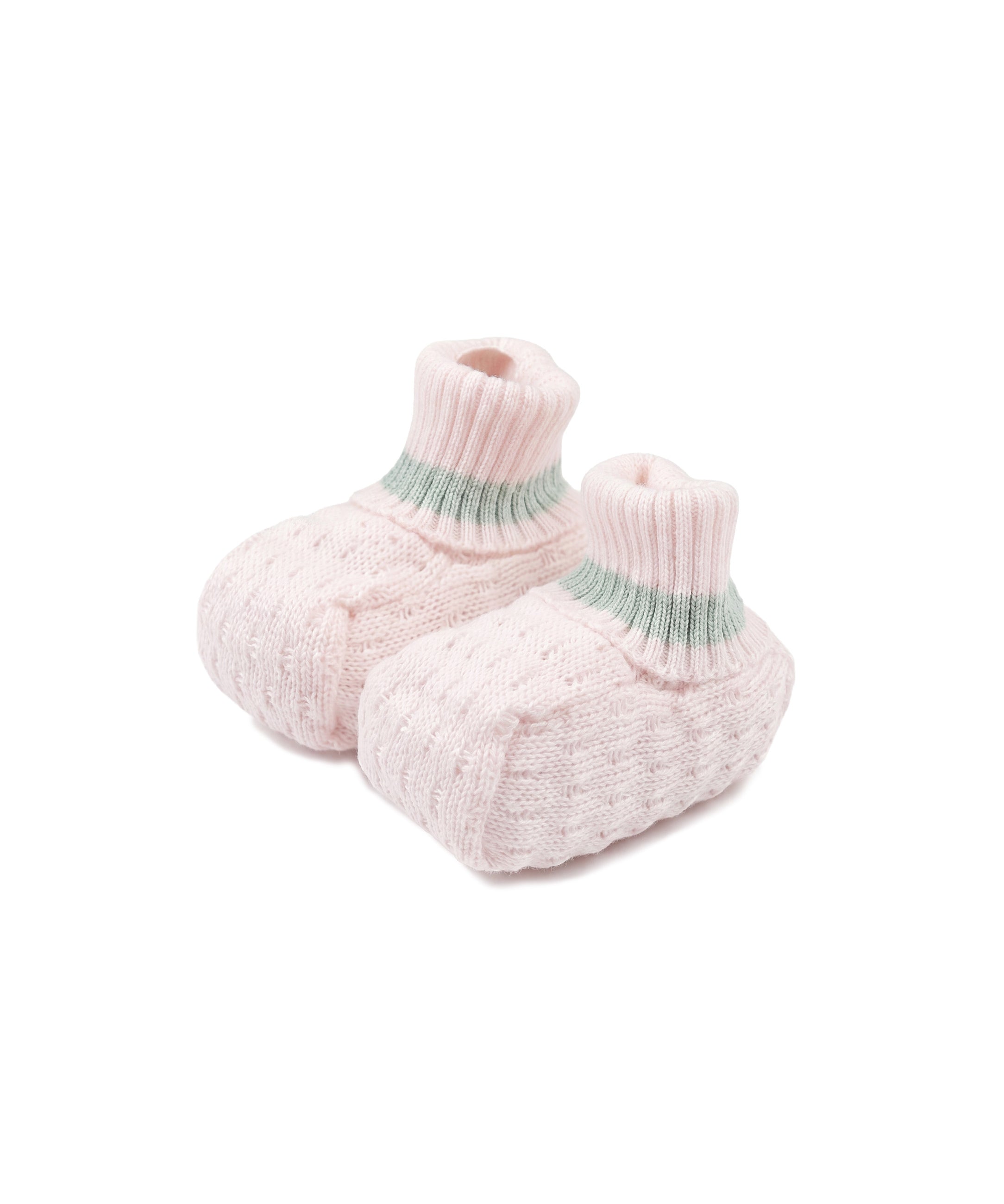 Marlù Scarpine Bianco/Verde per Neonati