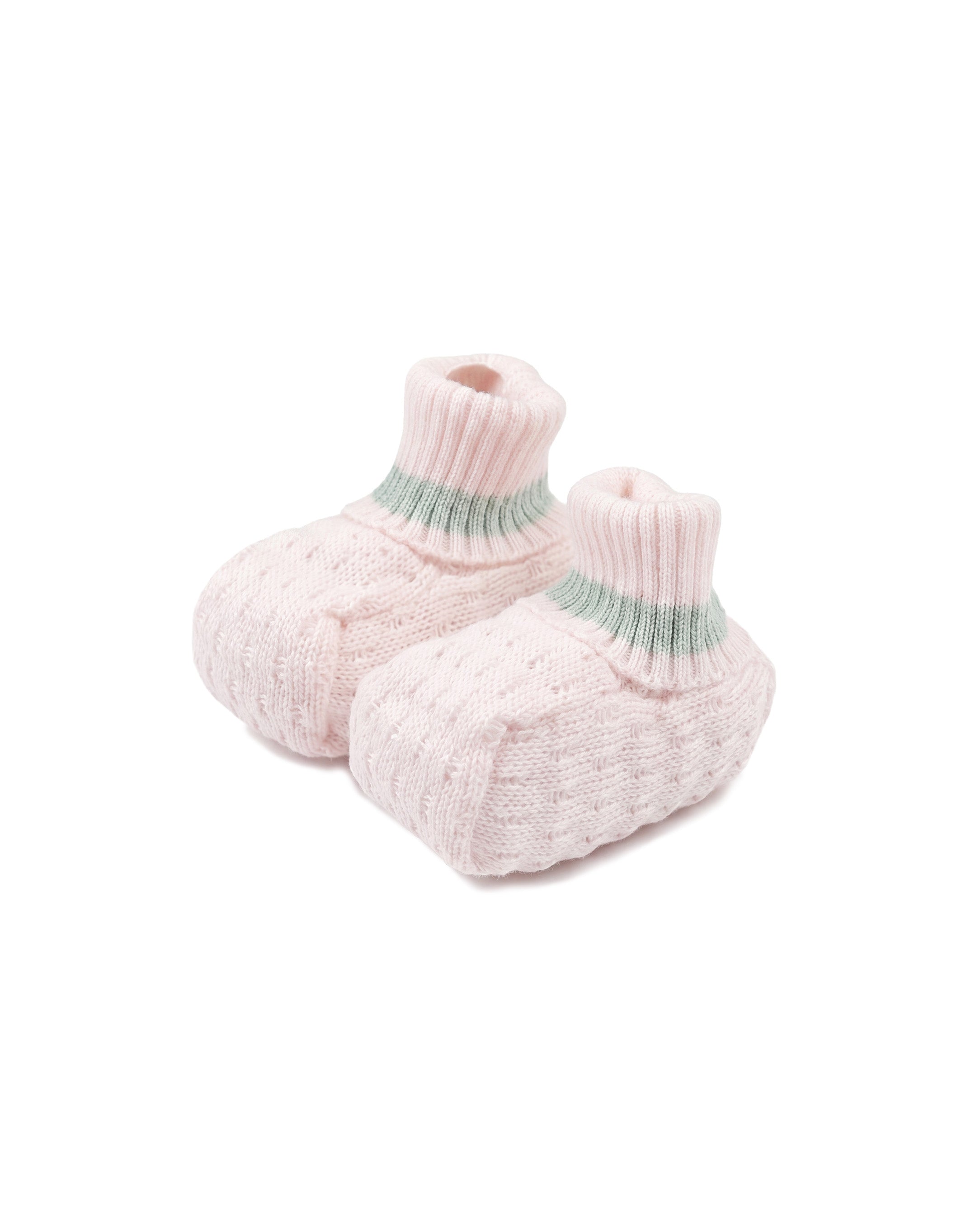 Marlù Scarpine Bianco/Verde per Neonati