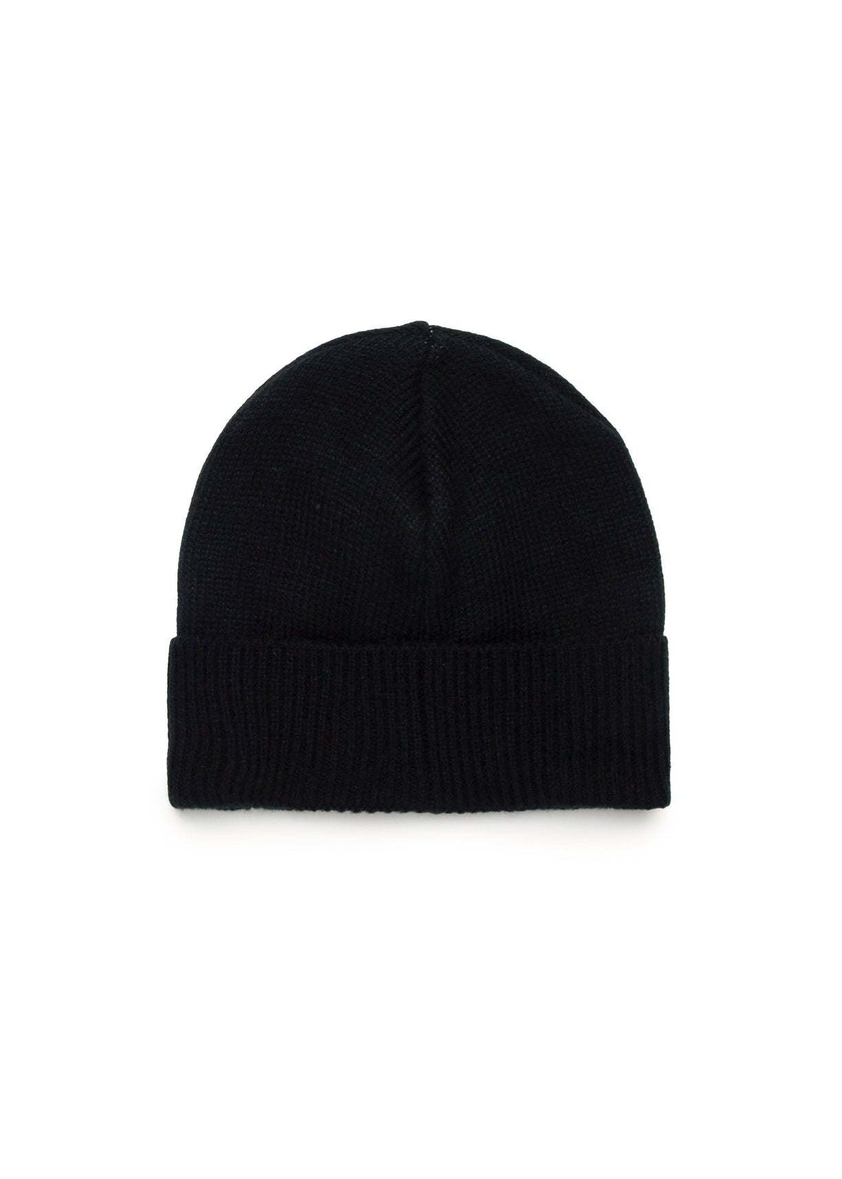 Diesel Kids Cappello Beanie Nero con Intarso Oval D (retro)