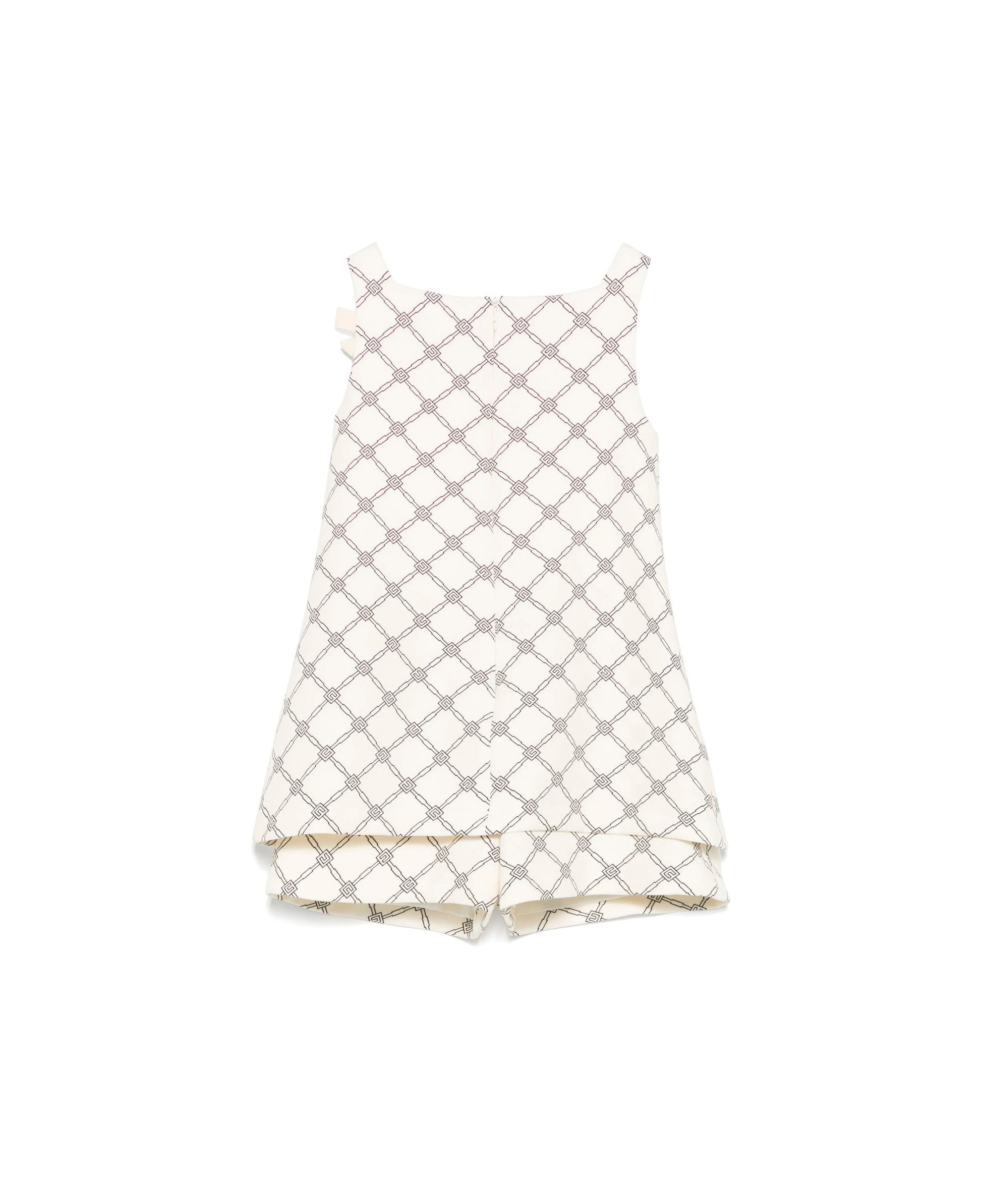 Elisabetta Franchi La Mia Bambina Tuta Burro/Nero con Logo per Neonate (retro)