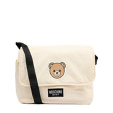 Moschino Borsa Fasciatoio con Tracolla e Stampa Logo Teddy Bear per Neonati