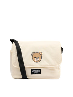 Moschino Borsa Fasciatoio con Tracolla e Stampa Logo Teddy Bear per Neonati