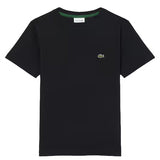 Lacoste Kids T-Shirt Nero con Logo Unisex