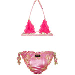 Effek Costume Bikini Fantasia Rosa per Bambine