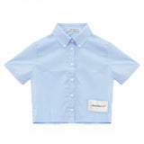 Hinnominate Kids Camicia Crop Acqua