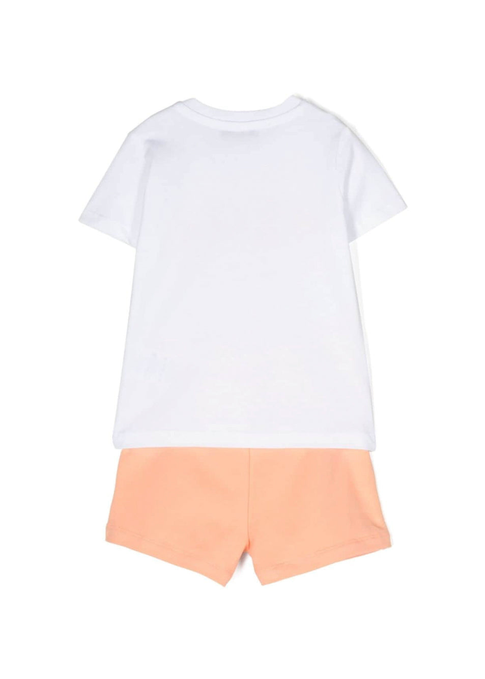 MSGM Kids Completo Bianco/Arancio per Neonati