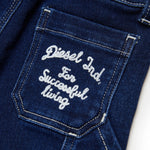Diesel Kids Jeans Lavaggio 0 con Ricamo Logo sul Retro per Neonati