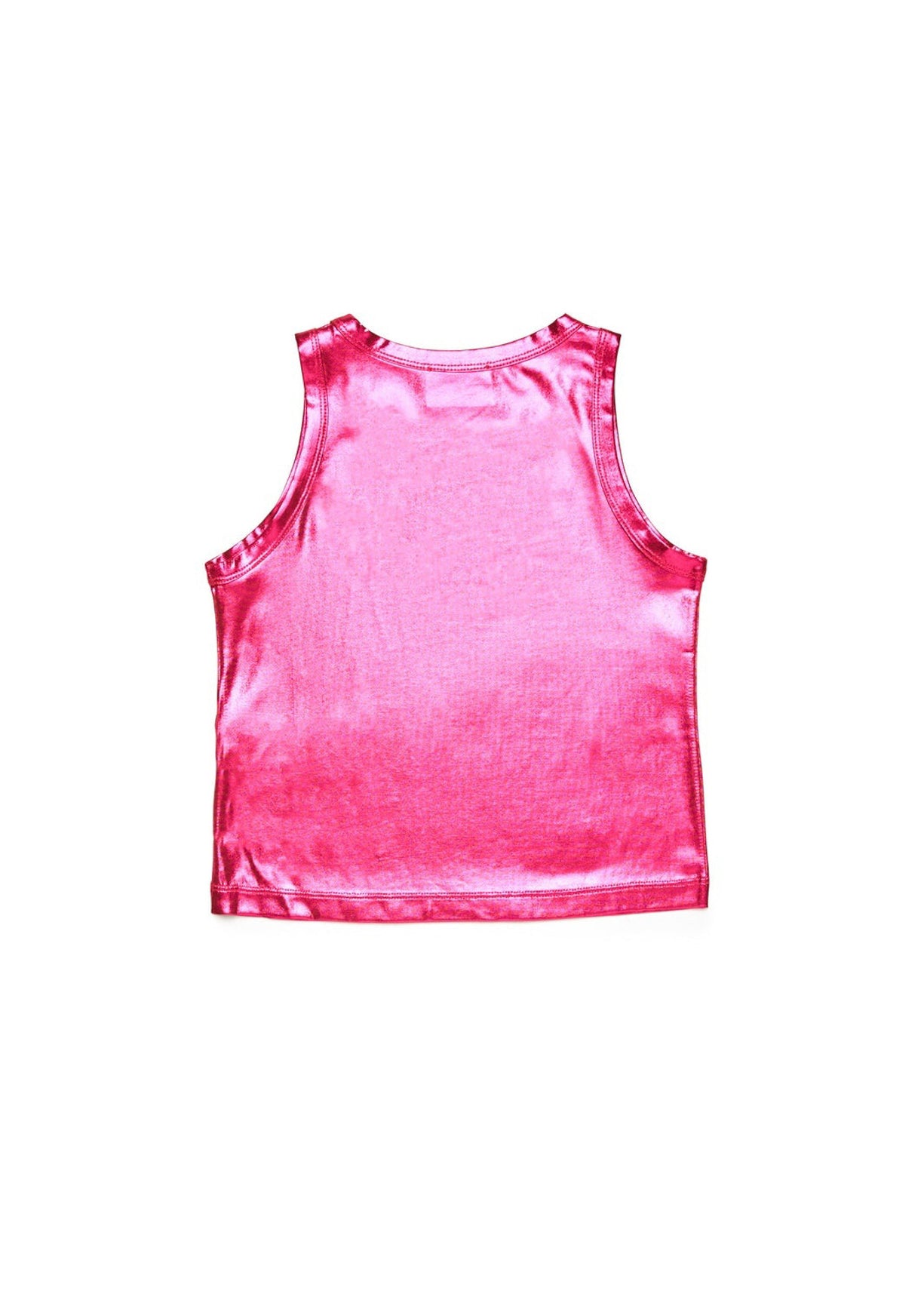 Diesel Kids Top Fucsia Metallizzato con Oval D per Bambine