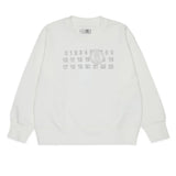 Maison Margiela Kids Felpa Bianco con Logo Unisex