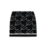 Iceberg Kids Gonna Nera in Maglia Pied-de-Poule per Bambine