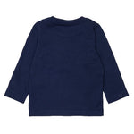 Dsquared2 Kids T-Shirt Maniche Lunghe Blu con Logo per Neonati